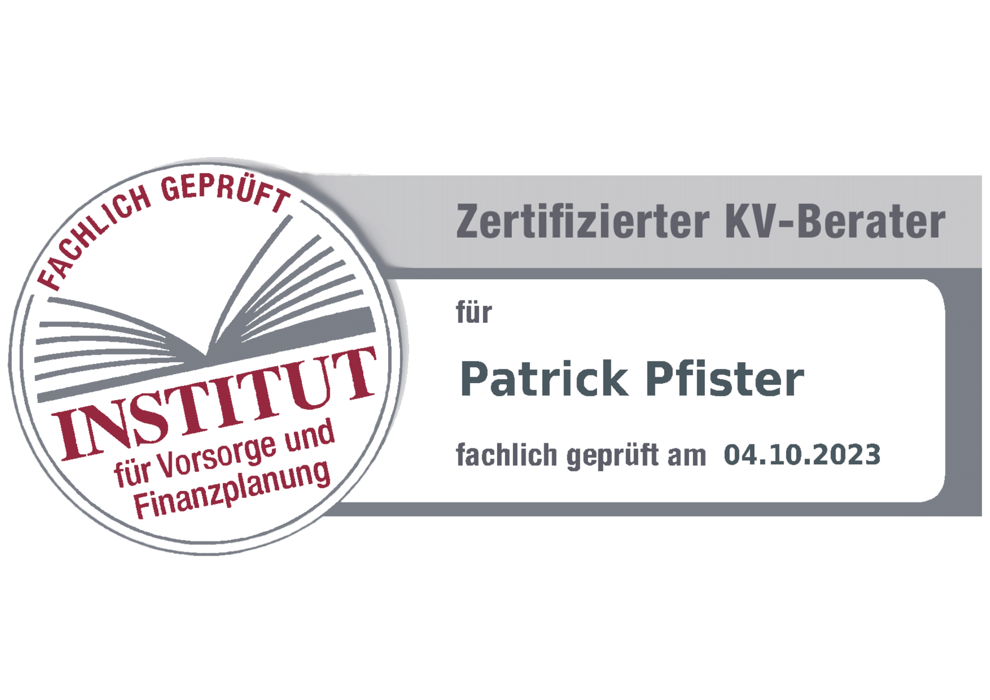 Pfister Patrick KV Berater transparent